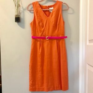 J. Crew Coral Shift Dress